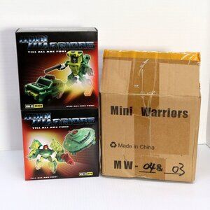 IGear Mini Warriors MW-03 Hench & MW-04 UFO 3rd Party Transformers US Seller